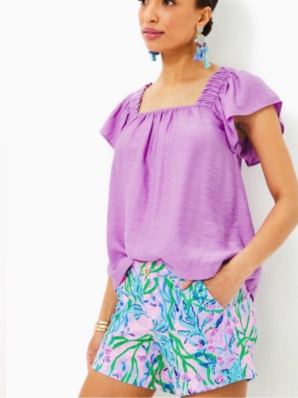 Lilly Pulitzer Callahan Shorts Seacret Escape Size 4